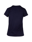 Camiseta com logo bordado