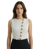 Camisa Linho Damasco