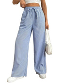 Calça Casual Listrada