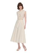 Vestido longo de algodão