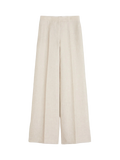 Calça em Linho Sarjado