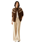 Suéter Estampado em Cashmere
