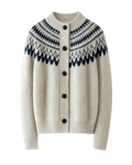 Suéter Estampado em Cashmere