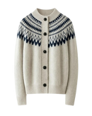 Suéter Estampado em Cashmere