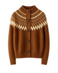 Suéter Estampado em Cashmere