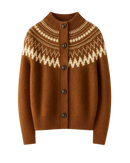 Suéter Estampado em Cashmere