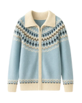 Cardigã em Cashmere com Zíper