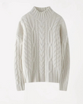 Suéter Trançado em Cashmere