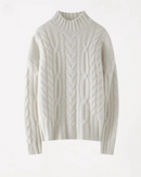 Suéter Trançado em Cashmere