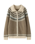 Cardigã em Cashmere com Zíper