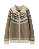 Cardigã em Cashmere com Zíper