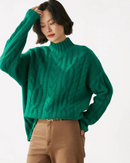 Suéter Trançado em Cashmere