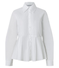 Camisa Peplum em Algodão