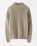 Suéter Trançado em Cashmere