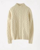 Suéter Trançado em Cashmere